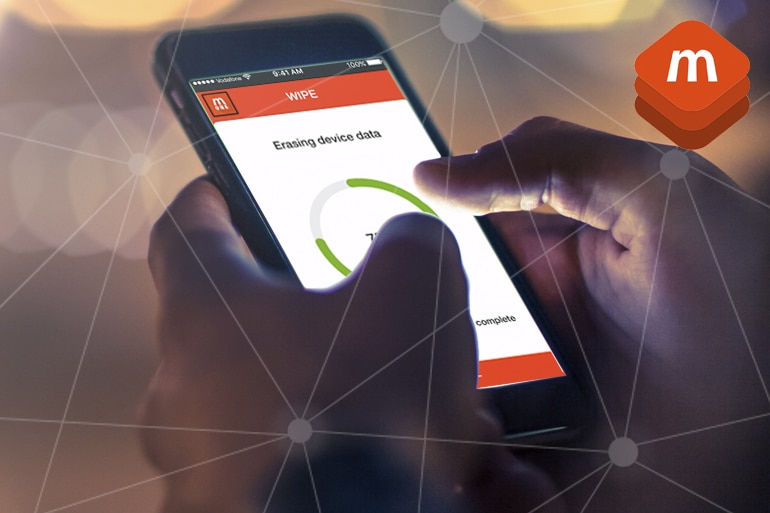 Say Goodbye to Hell screens Using MobiWIPE to erase mobile phone data